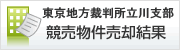 東京地方裁判所立川支部競売物件売却結果